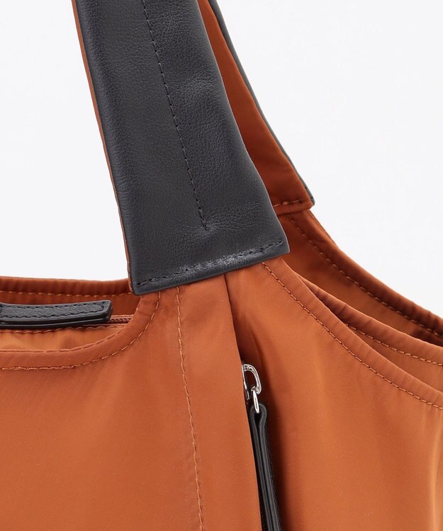 Y'SACCS ふんわりラウンド2WAYトート Mサイズ オレンジ