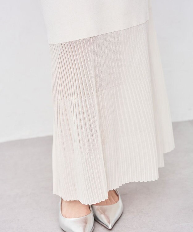 uncrave シアーニット コンビスカート オフ