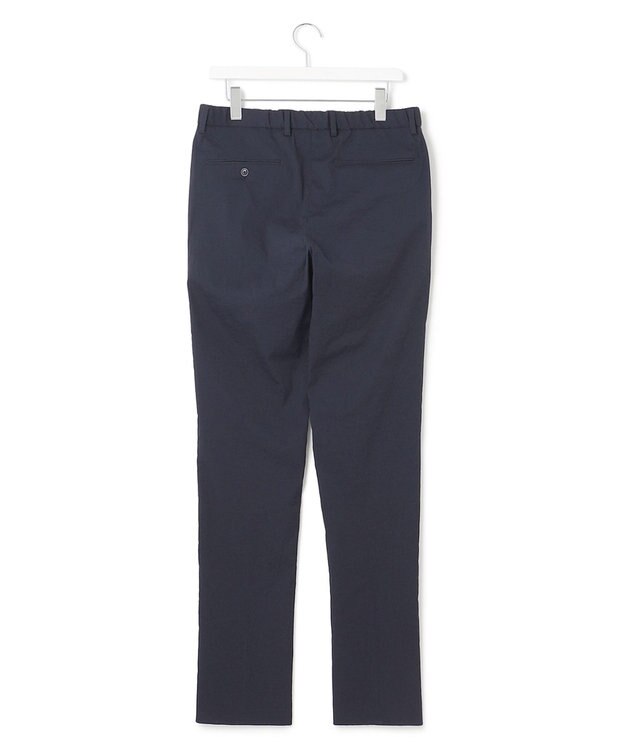 J.PRESS MEN 感動！？上品な見た目に着心地抜群なセットアップ【MECHANICAL】【超軽量 / 清涼感 / 洗える】ハイパワーストレッチ スラックス ネイビー系