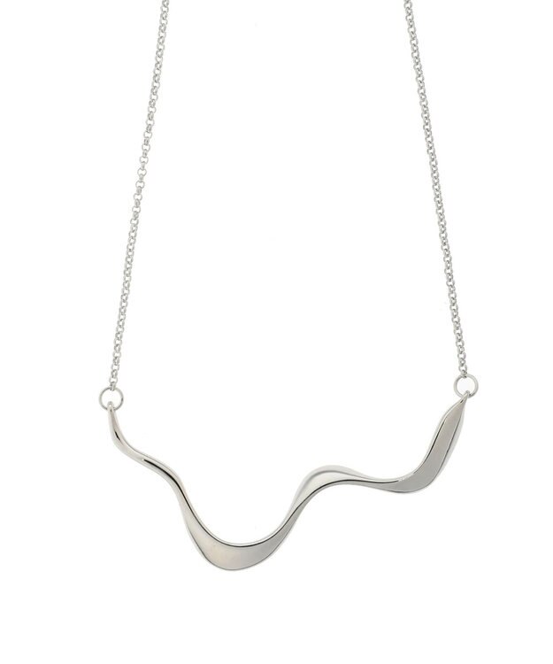 Green Parks ・ＨＡＬＦ　ＴＩＭＥ　ウェーブモチーフネックレス Silver