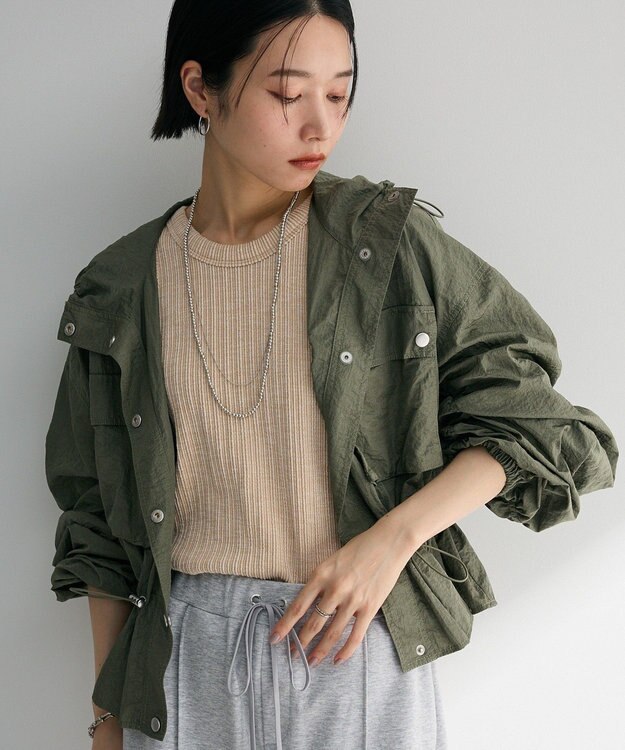 Green Parks ・ＳＵＧＡＲ　ＳＰＯＯＮ　ショートマウンテンパーカー Khaki