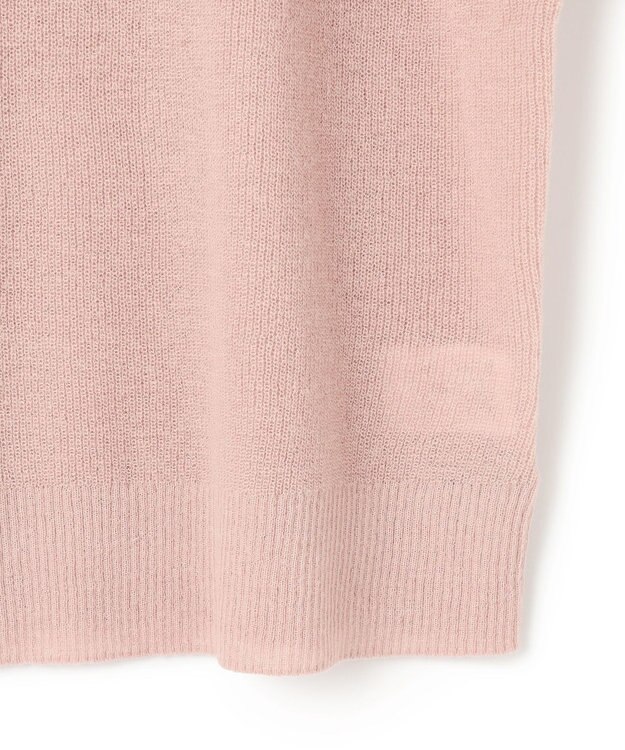 UNFILO ファインアルパカ クルーネック ピンク