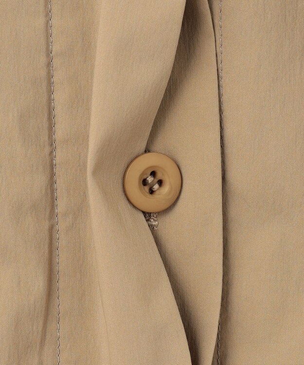 23区 【SLOW/一部店舗限定】ミリタリーストレッチタフタ ジャケット ベージュ系