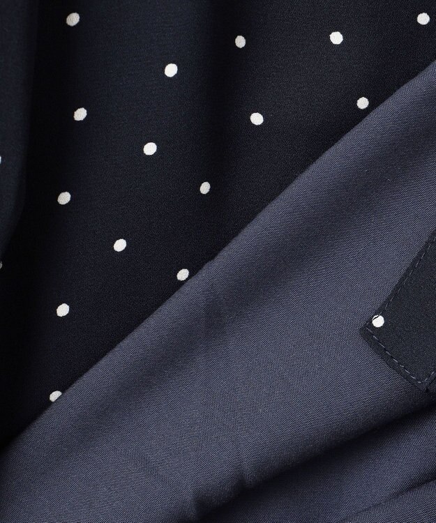 組曲 KIDS 【150-160cm】ラッフルドット ブラウス ネイビー系5