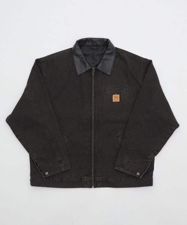 WEGO 【25年秋冬新作/MLサイズ展開】ワーカーズZIPジャケット デニムブラックソノタ