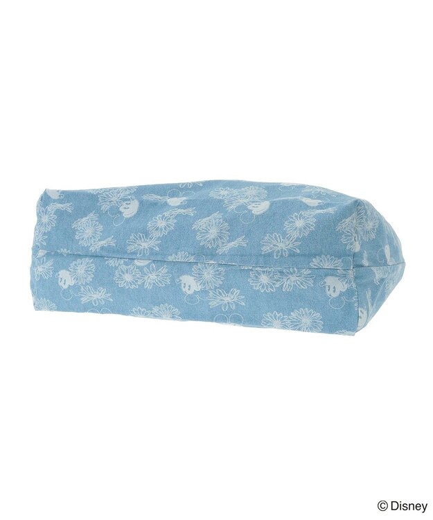 Green Parks ミッキー＆フレンズ／花柄デニムトートバッグ Light Indigo