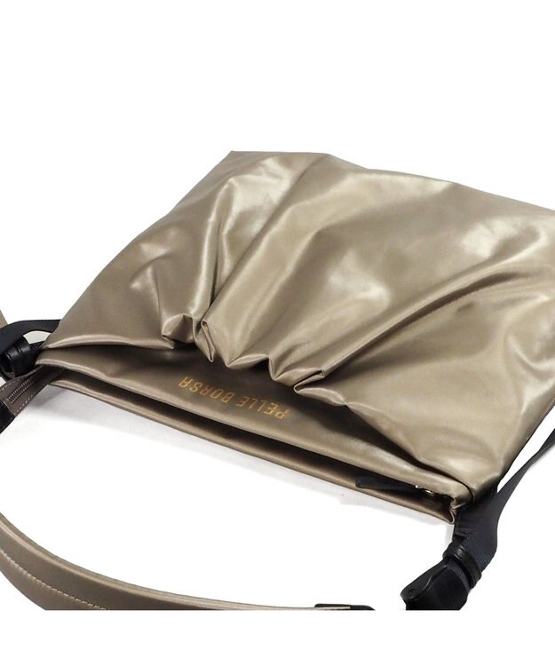 PELLE BORSA ギャザーショルダー Cheers チアーズ 4675 トープ