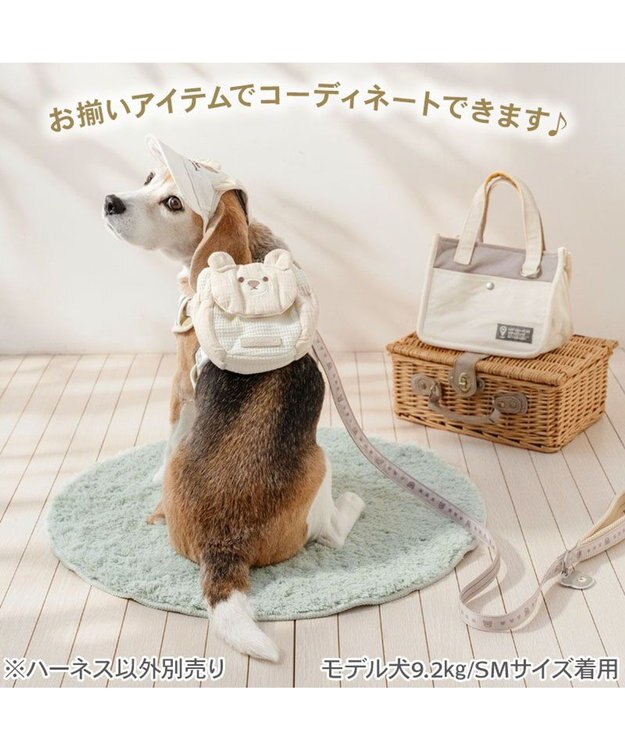 PET PARADISE ペットパラダイス くまちやん リュックハーネス ＳＭ ホワイト