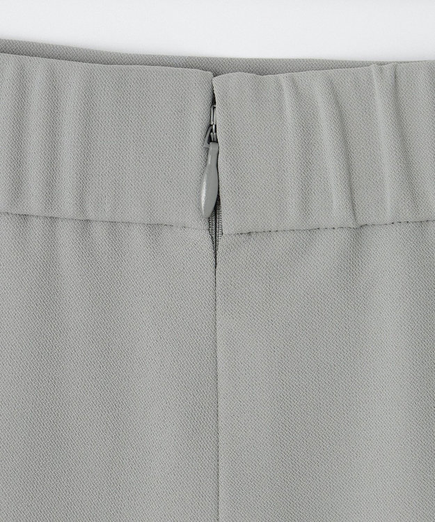 自由区 【XSサイズ～/洗える】ダブルフェイススーティング セミフレアスカート セージ