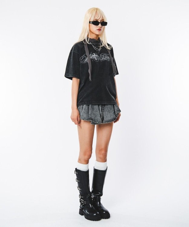 WEGO 【ユニセックス着用ITEM/MLサイズ展開】ブリーチヘンリーグラフィックT（SS） ブラックその他