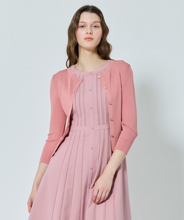 TOCCA 【泉里香さん着用】AUTUMN TIME カーディガン ピンク系