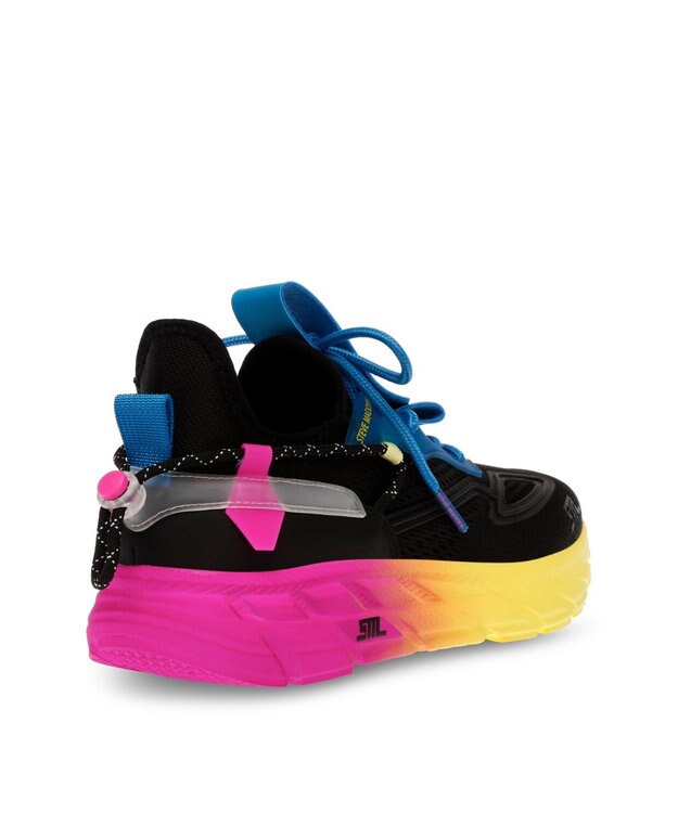 STEVE MADDEN PROPEL 1 コンビカラーニットスニ―カー フューシャイエロー