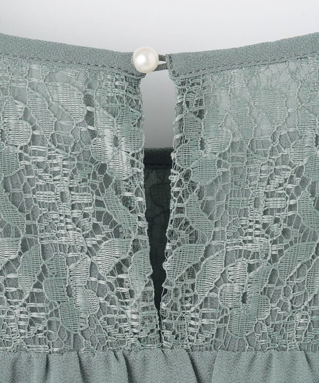 ANY SIS 【Lily Calin】ラッフルディテール ドレス ミントグリーン