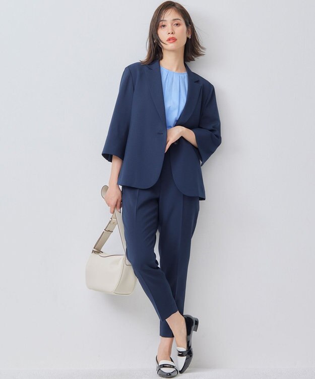 組曲 オシャクロス テーラードジャケット ネイビー系