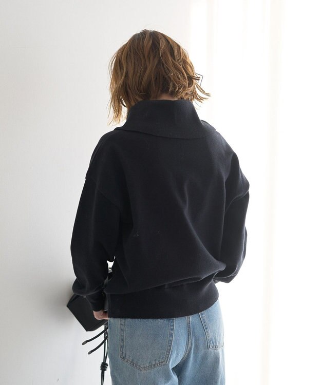 YECCA VECCA オフタートルネックニット Black