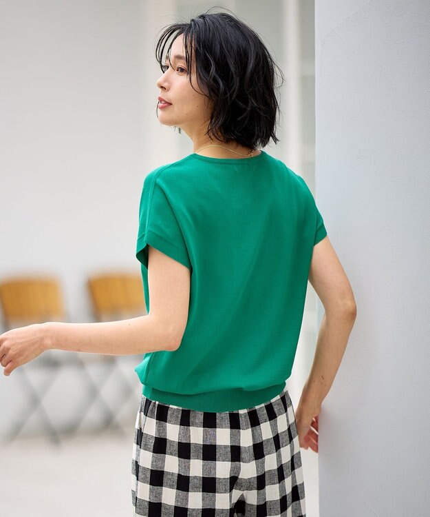 ANY L ハーフスリーブニット ケリー