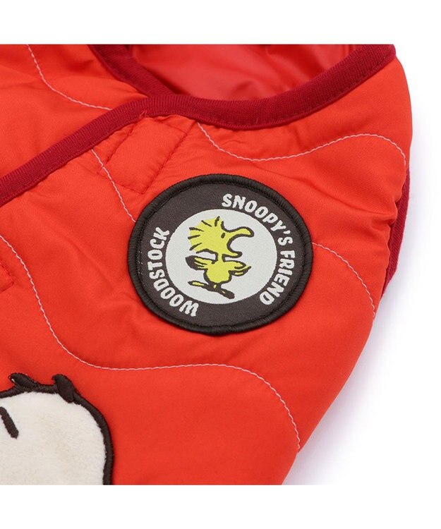 PET PARADISE スヌーピー 背中開き ベスト 《ハッピー》 中型犬 レッド