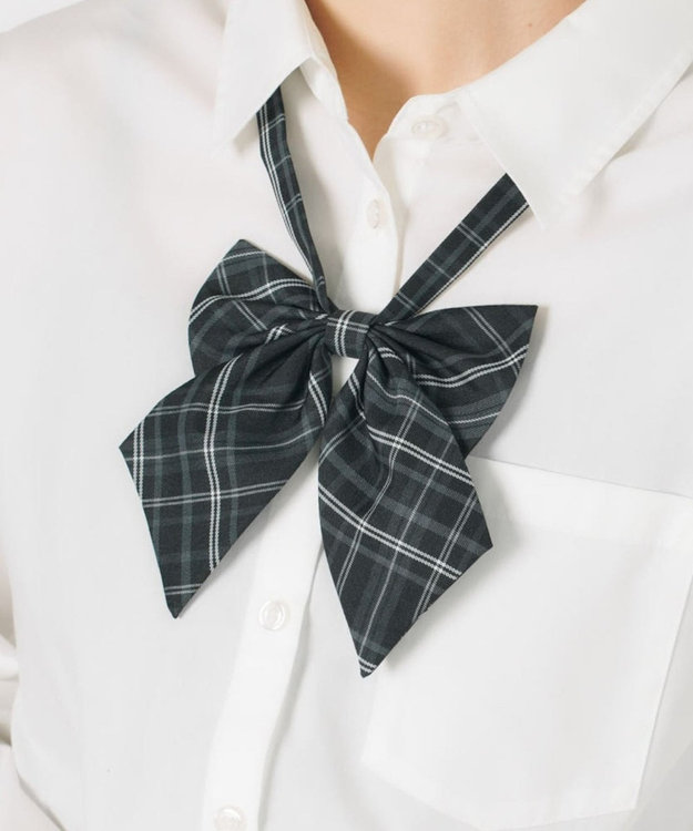 WEGO 【SCHOOL ITEM】チェックスクールリボン ブラックチェック1