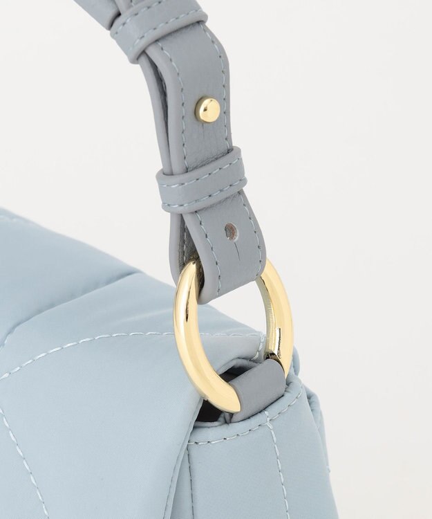 自由区 【2WAY】キルト２WAYバッグ ブルー系