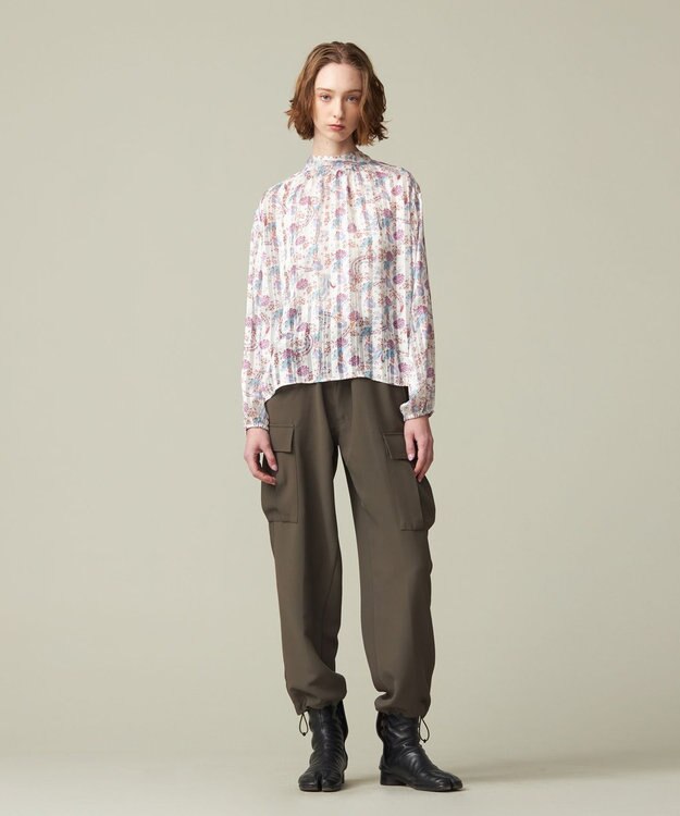 J.PRESS YORK STREET 【WOMEN】ボウタイブラウス ホワイト系5