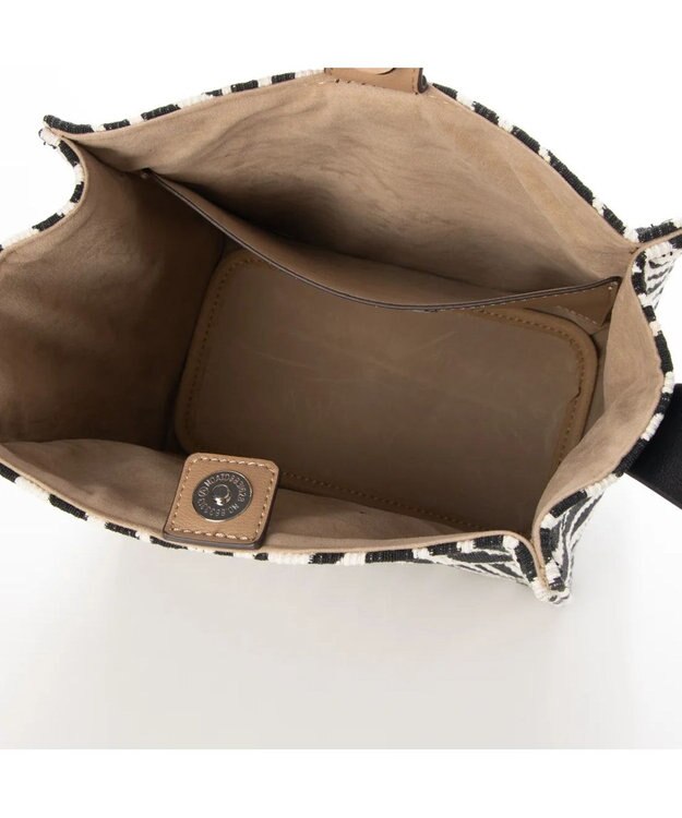 UNBILLION cachecache アニマル柄ヒネリハンドルインバッグセットトート ゼブラ