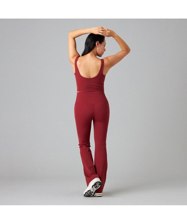 Chacott Chacott BALANCE Boost フレアパンツ ワインレッド