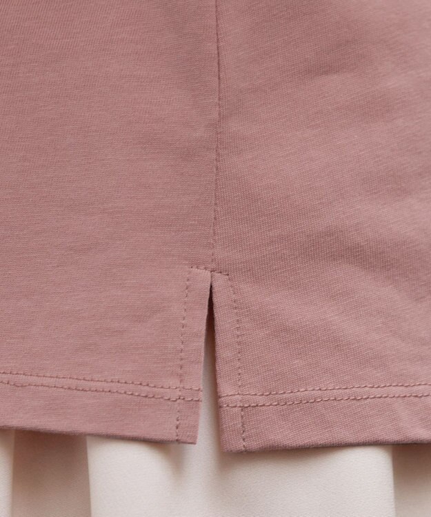 Tiaclasse 【おのののかさん着用】「サマケア」キーネックフレアスリーブトップス ピンク