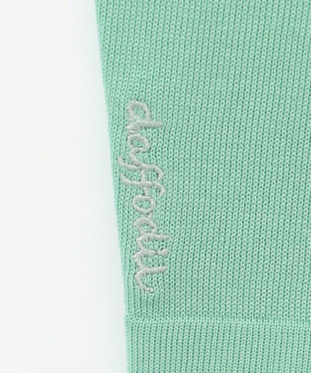 自由区 【アンサンブル対応・洗える】アセテートコットン カーディガン グラスグリーン