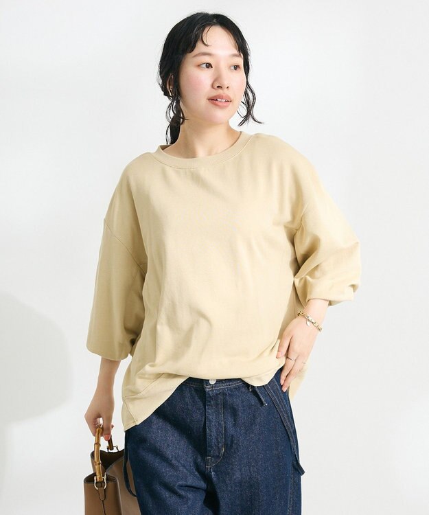 CRAFT STANDARD BOUTIQUE TC裏毛プルオーバー Beige