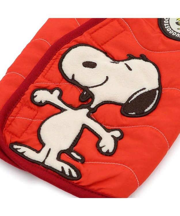 PET PARADISE スヌーピー 背中開き ベスト 《ハッピー》 中型犬 レッド
