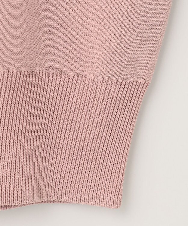 ANY SIS L 【洗える】シアースリーブコンビ ニット シェルピンク