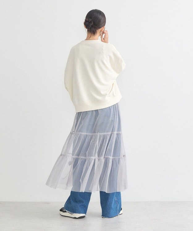 earth music&ecology パールプルオーバー Ivory