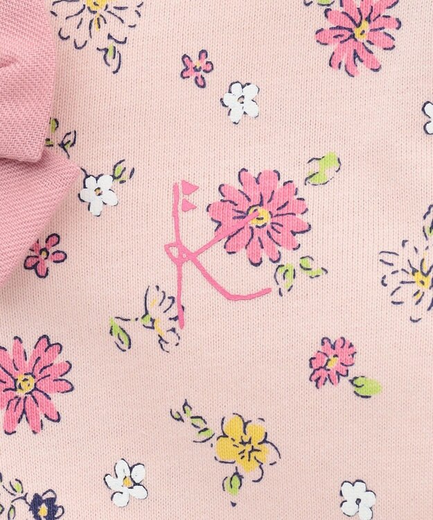 組曲 KIDS 【70㎝】デイジー ロンパース ピンク系5