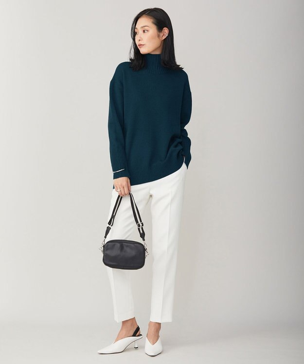 ICB 【洗える】トリプルクロスツイル スティックパンツ オフホワイト系