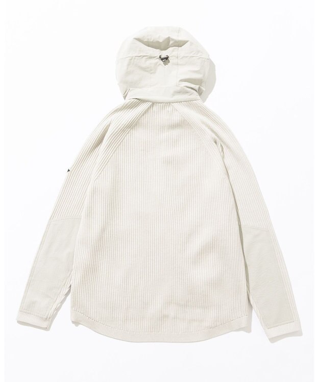 JOSEPH ABBOUD MOUNTAIN 【軽量/ストレッチ】CORDURA アウトドア ニット パーカー ライトグレー系