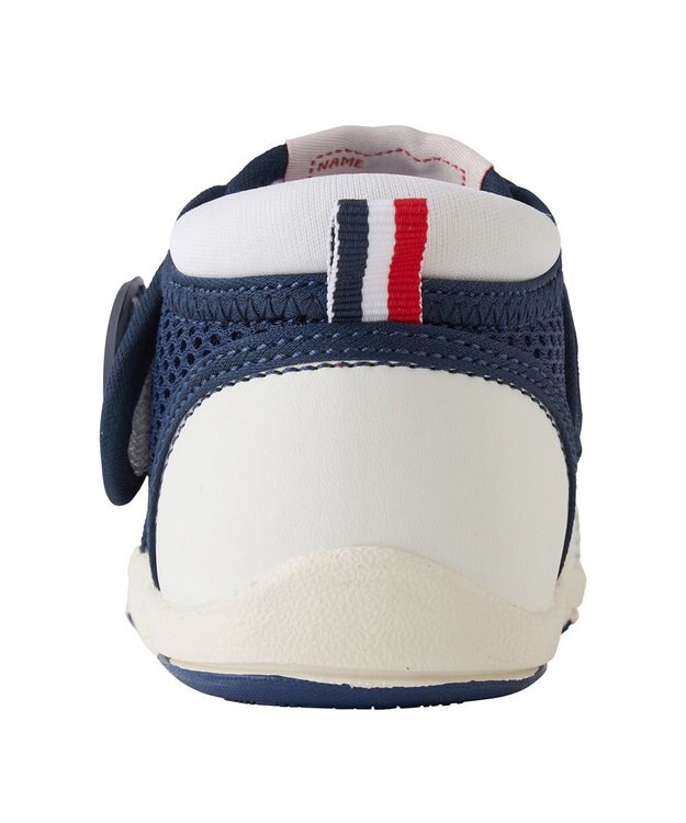 MIKI HOUSE HOT BISCUITS 【13-14.5cm】ダブルラッセル サマーセカンドベビーシューズ 紺