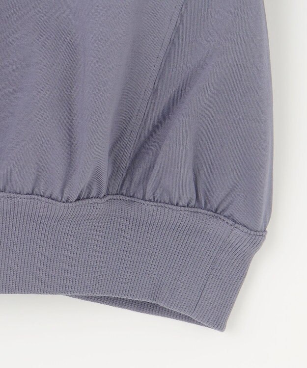 組曲 L 【WEB限定】クールプレーティング天竺スエットライク カットソー チャコールグレー系