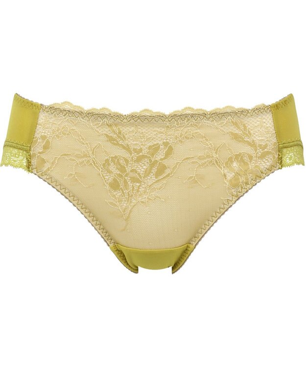 Wing ペアショーツ　【マッチミーブラ】　やさしいフィット感　身生地部はソフトな風合い　はきこみ丈あさめ　ウイング／ワコール　KF2822 カラシ