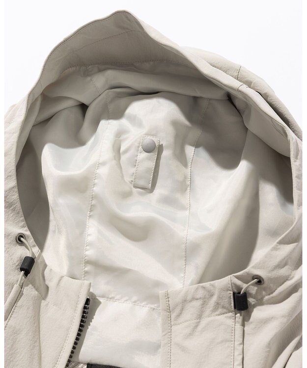 JOSEPH ABBOUD MOUNTAIN 【軽量/ストレッチ】CORDURA アウトドア ニット パーカー ライトグレー系