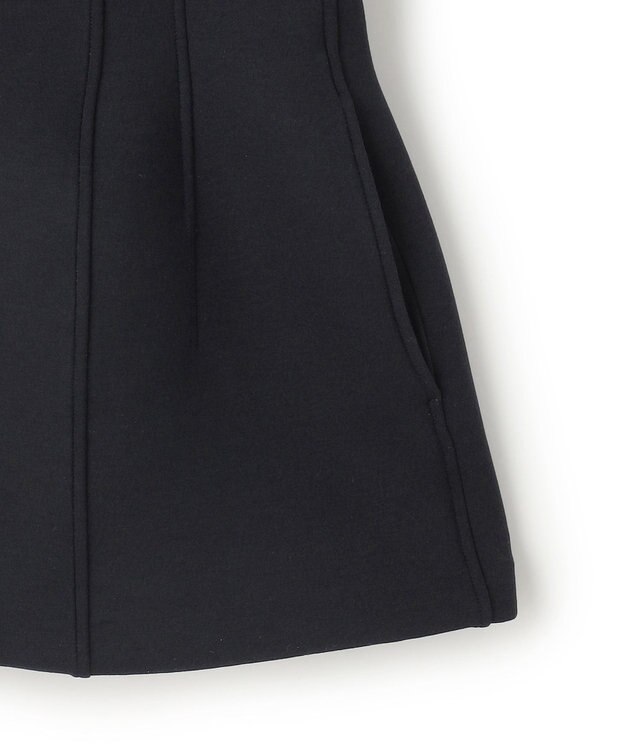 UNFILO L 【VERY×UNFILOコラボ】BEAUTY FORM JERSEY+ ペプラムジレ ネイビー