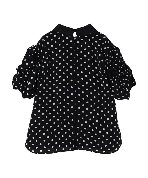 Green Parks AnriettMusee ギャザースリーブブラウス Dot