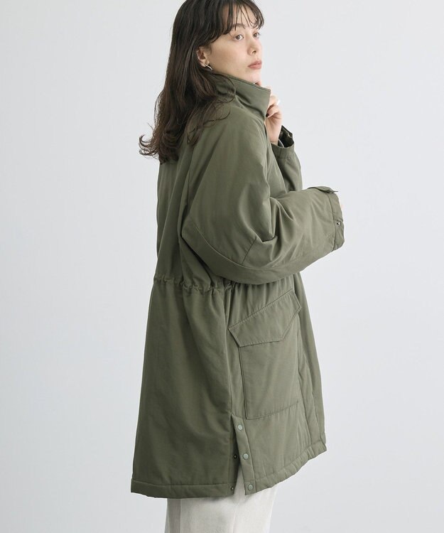 AMERICAN HOLIC 軽ポカ撥水加工オーバーサイズコート Khaki
