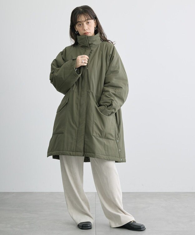 AMERICAN HOLIC 軽ポカ撥水加工オーバーサイズコート Khaki