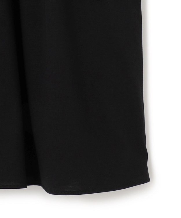 23区 S 【GOLD LABEL】ラッフルスリーブジャージー カットソー ブラック系