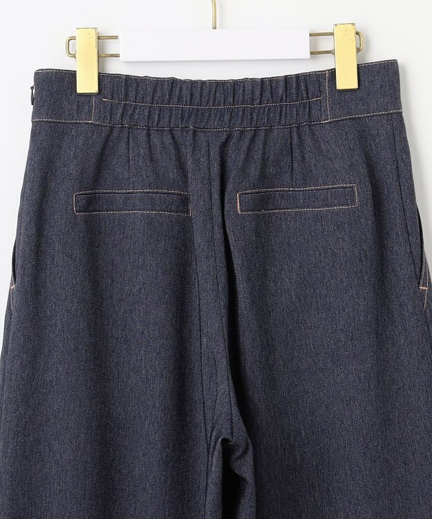 ANY SIS 【洗える】マリンディテールシャンブレー パンツ シャンブレー