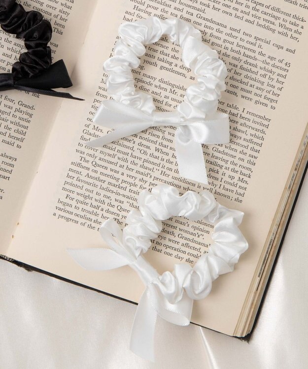 WEGO L2Pミニリボンシュシュ ホワイト