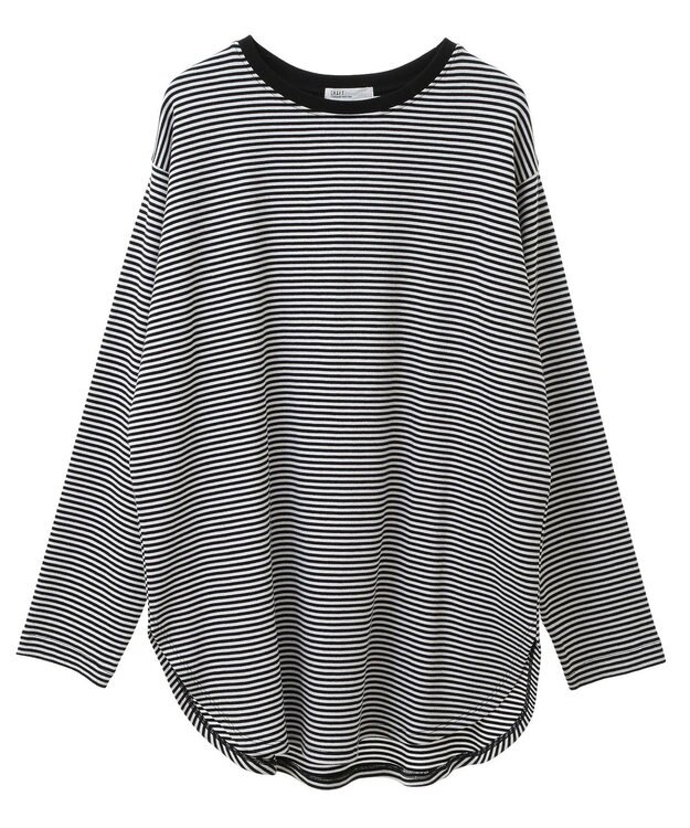 CRAFT STANDARD BOUTIQUE クルーネックロンTee Border Black