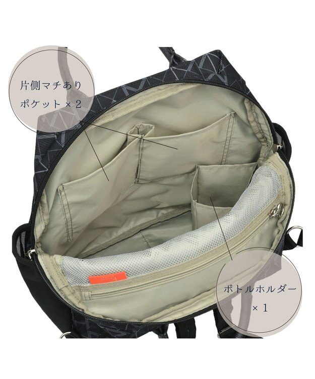 ACE BAGS & LUGGAGE Kanana project KM-2 リュックサック A4サイズ 13L 68714 カナナ カナナプロジェクト ブラック
