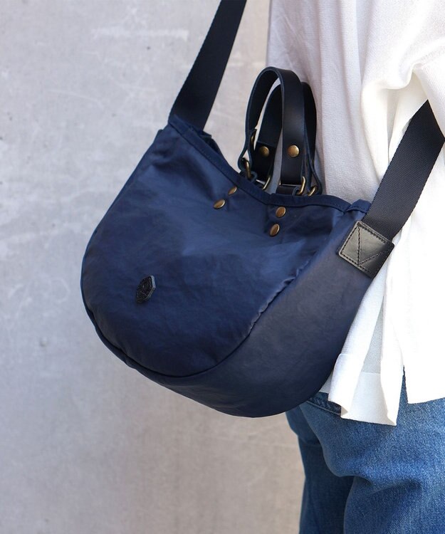 FOLNA RD グリンザ・コーデュラナイロン 2wayトートバッグ ネイビー