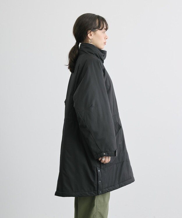 AMERICAN HOLIC 軽ポカ撥水加工オーバーサイズコート Black